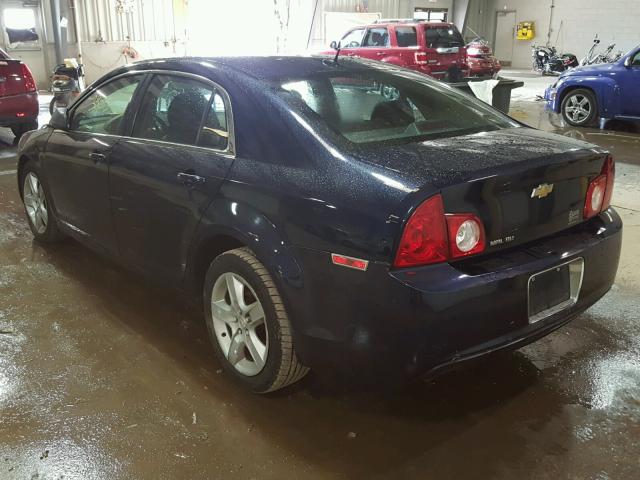 1G1ZB5EB5AF159239 - 2010 CHEVROLET MALIBU LS ლურჯი ფოტო 3