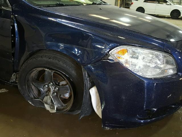 1G1ZB5EB5AF159239 - 2010 CHEVROLET MALIBU LS ლურჯი ფოტო 9