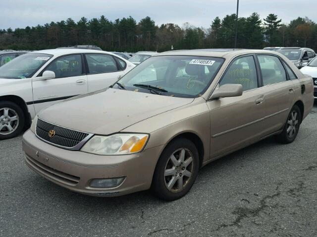 4T1BF28B5YU110695 - 2000 TOYOTA AVALON XL TAN photo 2