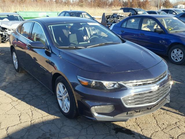 1G1ZE5ST9HF230859 - 2017 CHEVROLET MALIBU LT BLUE photo 1