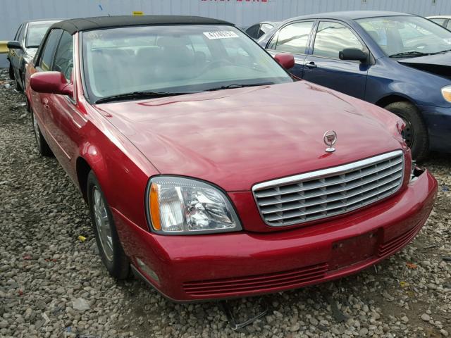 1G6KD54Y35U107511 - 2005 CADILLAC DEVILLE MAROON photo 1