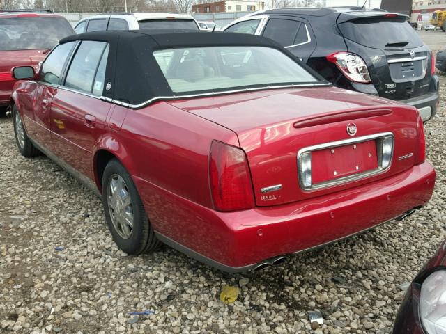 1G6KD54Y35U107511 - 2005 CADILLAC DEVILLE MAROON photo 3