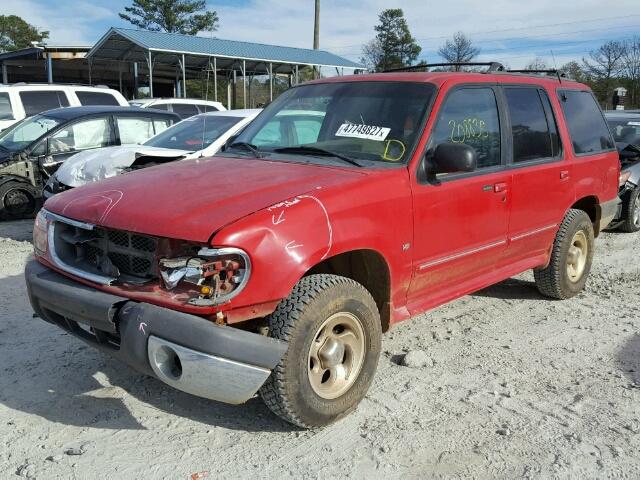 1FMZU32P1XZA68588 - 1999 FORD EXPLORER RED photo 2