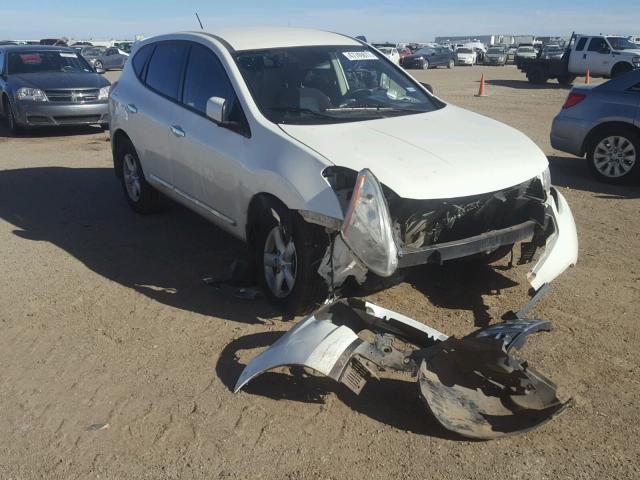 JN8AS5MT8DW549758 - 2013 NISSAN ROGUE S WHITE photo 1