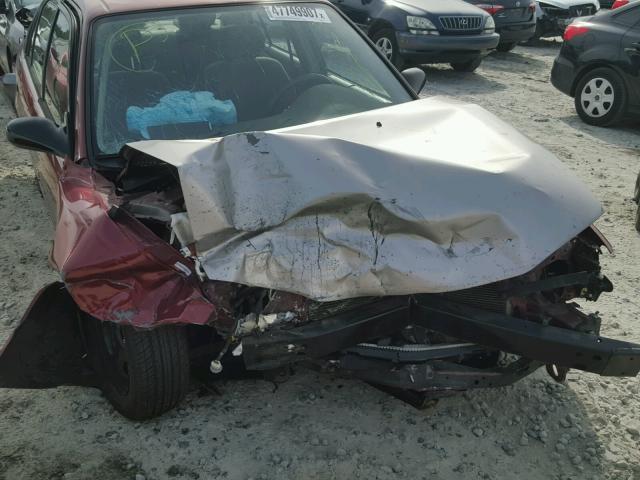 1Y1SK5286XZ429759 - 1999 CHEVROLET GEO PRIZM 栗色 照片 9