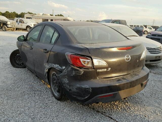 JM1BL1SF0A1149477 - 2010 MAZDA 3 I BLACK photo 3