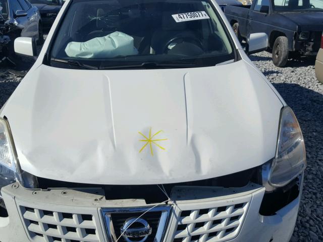 JN8AS58V08W131177 - 2008 NISSAN ROGUE S CREAM photo 7