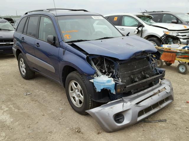 JTEGD20V350088782 - 2005 TOYOTA RAV4 BLUE photo 1