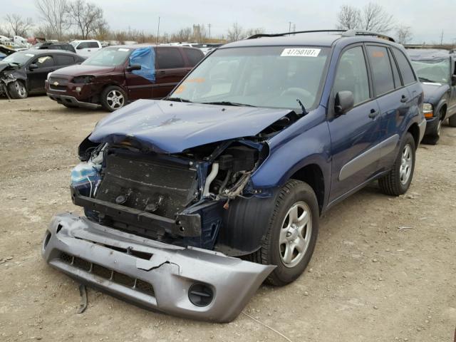 JTEGD20V350088782 - 2005 TOYOTA RAV4 BLUE photo 2