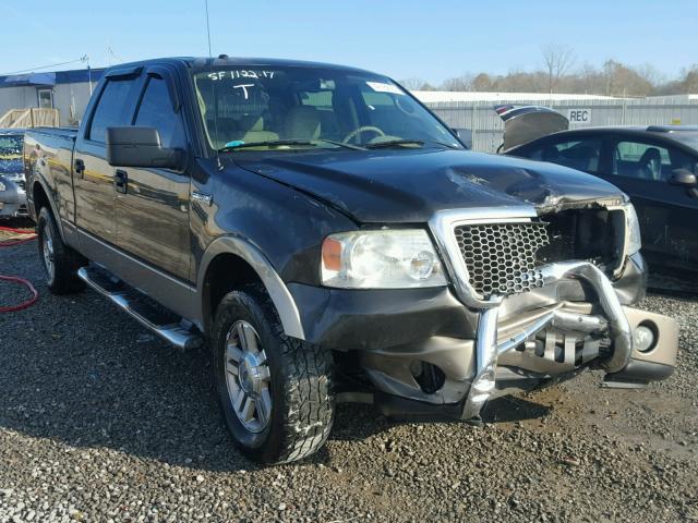 1FTPW14VX6FB70784 - 2006 FORD F150 SUPER BLACK photo 1