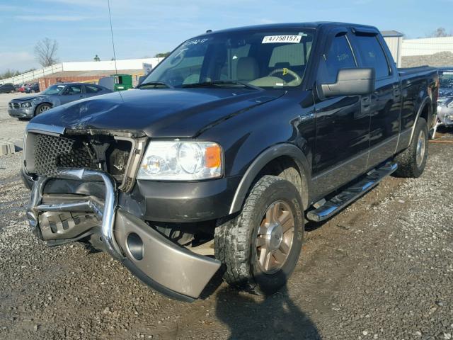 1FTPW14VX6FB70784 - 2006 FORD F150 SUPER BLACK photo 2