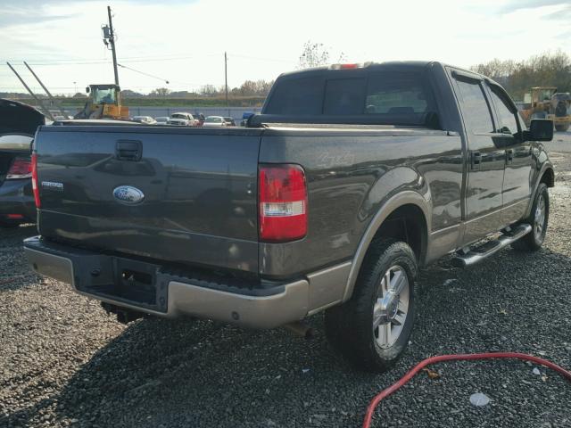 1FTPW14VX6FB70784 - 2006 FORD F150 SUPER BLACK photo 4