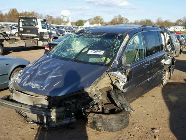 5FNRL38499B030667 - 2009 HONDA ODYSSEY EX GRAY photo 2