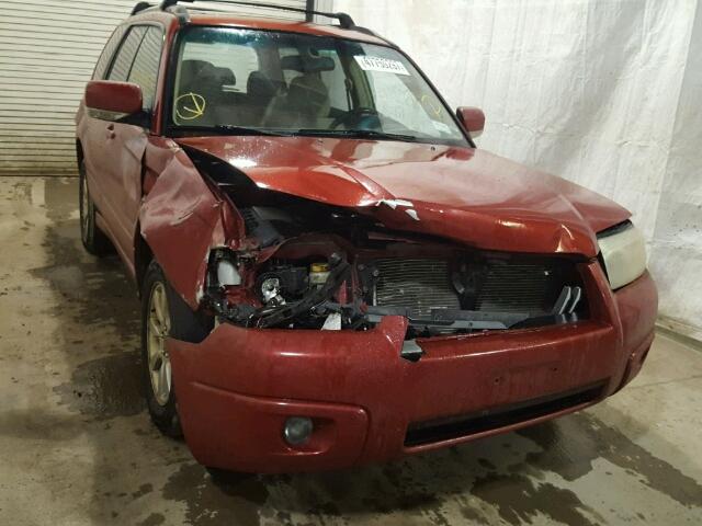 JF1SG65617H747922 - 2007 SUBARU FORESTER 2 RED photo 9