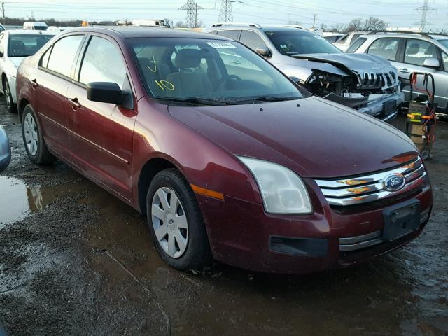 3FAFP06ZX6R179111 - 2006 FORD FUSION S MAROON photo 1