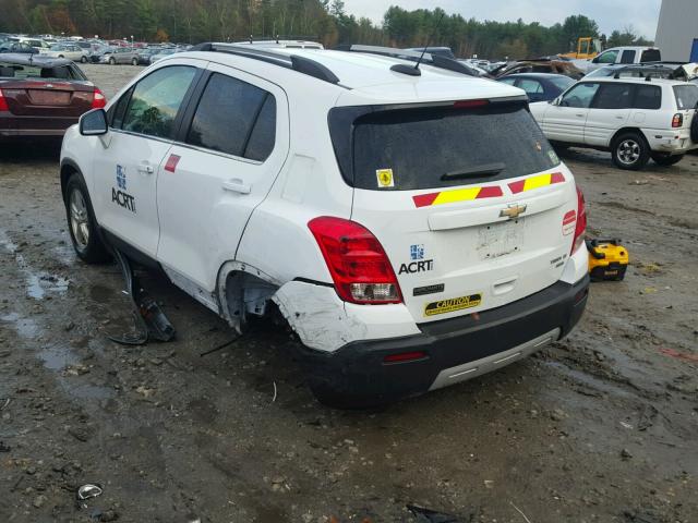 3GNCJRSB8FL253177 - 2015 CHEVROLET TRAX 1LT WHITE photo 3