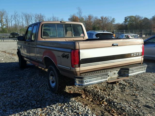 1FTEX14N2PKA20276 - 1993 FORD F150 BEIGE photo 3