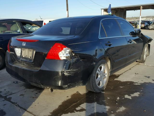 1HGCM56737A137216 - 2007 HONDA ACCORD EX BLACK photo 4