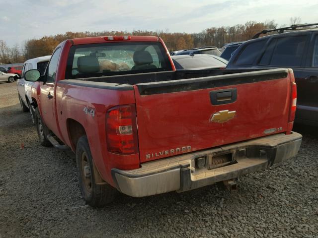 1GCNKPEA7DZ258656 - 2013 CHEVROLET SILVERADO RED photo 3