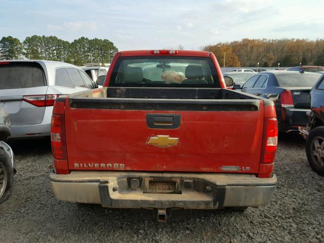 1GCNKPEA7DZ258656 - 2013 CHEVROLET SILVERADO RED photo 6