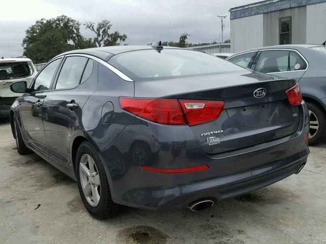 KNAGM4A7XF5620286 - 2015 KIA OPTIMA LX GRAY photo 3