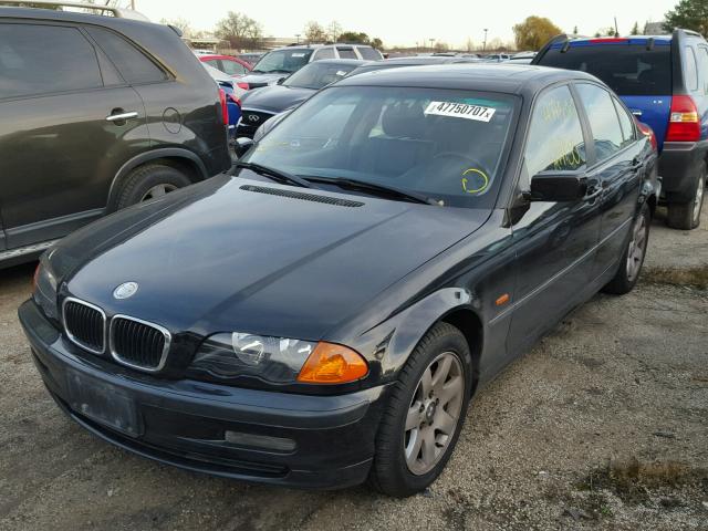 WBAAV33451FU91277 - 2001 BMW 325 I BLACK photo 2