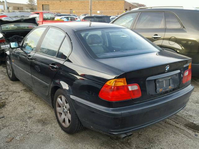 WBAAV33451FU91277 - 2001 BMW 325 I BLACK photo 3