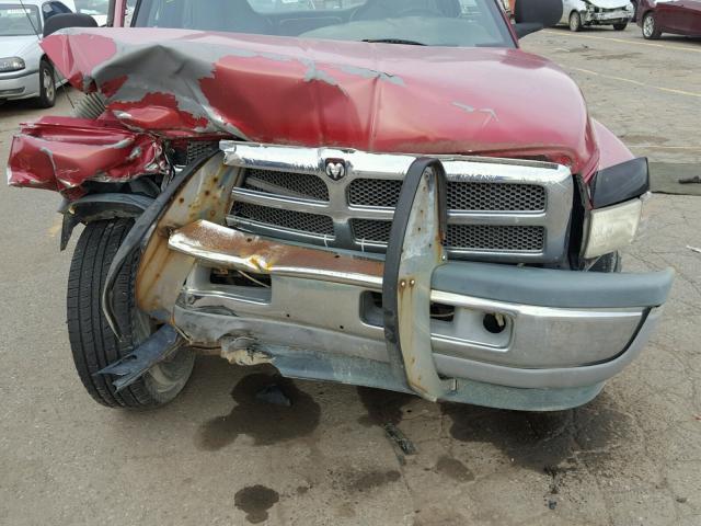 3B7HC13Y3XM519021 - 1999 DODGE RAM 1500 RED photo 7