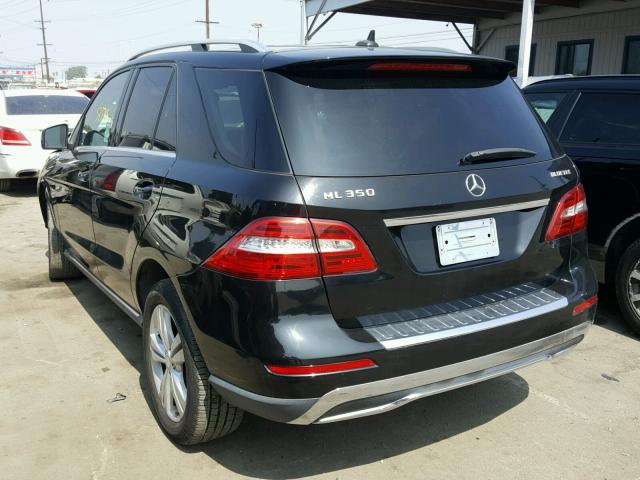 4JGDA2EB3CA001674 - 2012 MERCEDES-BENZ ML 350 BLU BLACK photo 3