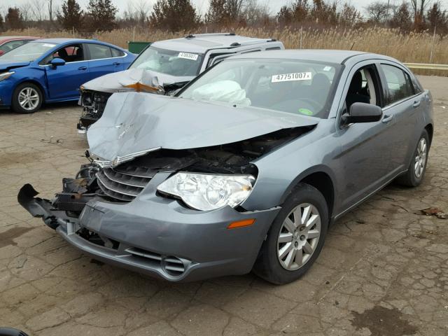 1C3CC4FB4AN226362 - 2010 CHRYSLER SEBRING TO SILVER photo 2