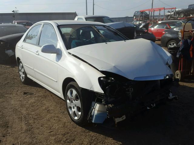 KNAFE121975462526 - 2007 KIA SPECTRA EX WHITE photo 1