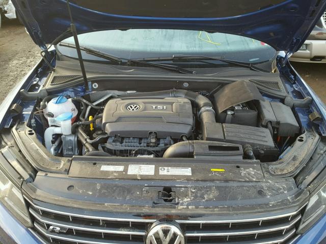 1VWDT7A35HC030192 - 2017 VOLKSWAGEN PASSAT R-L BLUE photo 7