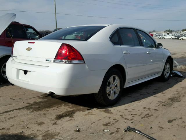 2G1WF5E3XD1245271 - 2013 CHEVROLET IMPALA LS WHITE photo 4