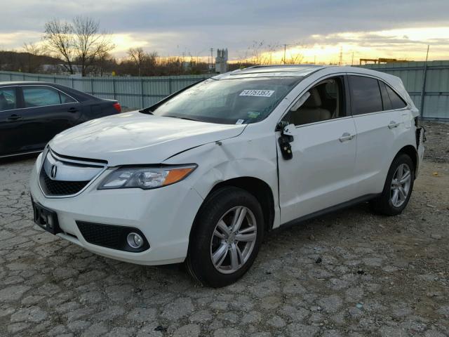 5J8TB4H59EL000794 - 2014 ACURA RDX TECHNO WHITE photo 2