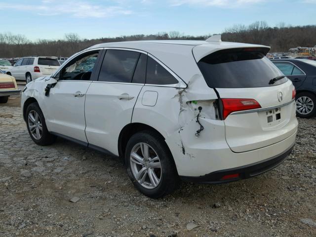 5J8TB4H59EL000794 - 2014 ACURA RDX TECHNO WHITE photo 3