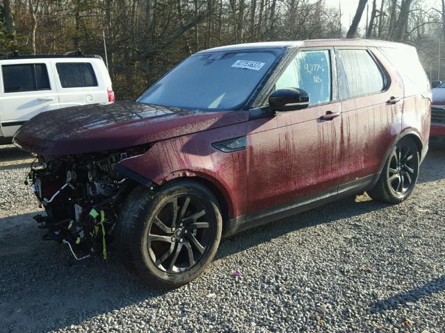 SALRHBBV5HA020831 - 2017 LAND ROVER DISCOVERY RED photo 2