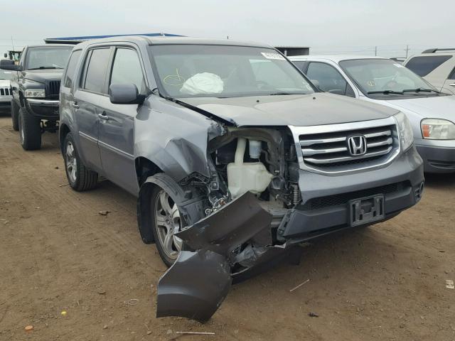 5FNYF4H71CB011766 - 2012 HONDA PILOT EXLN GRAY photo 1