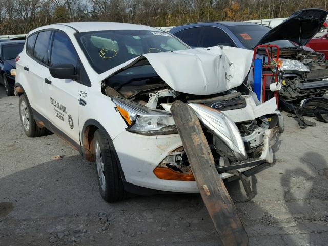 1FMCU0F79DUD41218 - 2013 FORD ESCAPE S WHITE photo 1