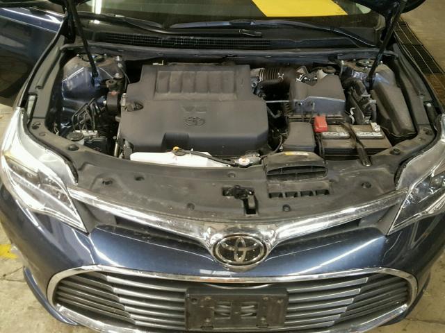 4T1BK1EBXJU283581 - 2018 TOYOTA AVALON XLE BLUE photo 7