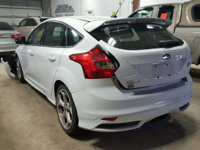 1FADP3L95DL270098 - 2013 FORD FOCUS ST WHITE photo 3