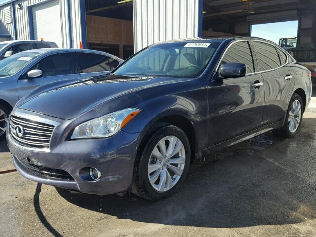 JN1BY1AR9BM375131 - 2011 INFINITI M37 X BLUE photo 2