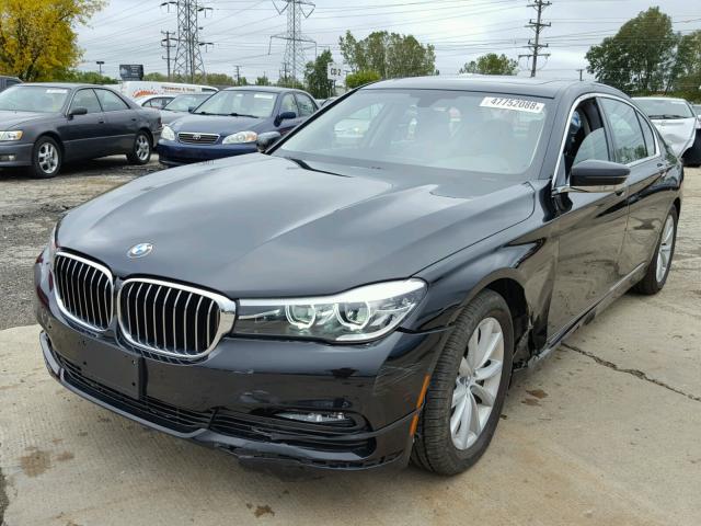 WBA7E4C5XJGV23966 - 2018 BMW 740 XI BLACK photo 2