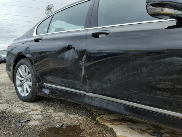 WBA7E4C5XJGV23966 - 2018 BMW 740 XI Черный фото 9