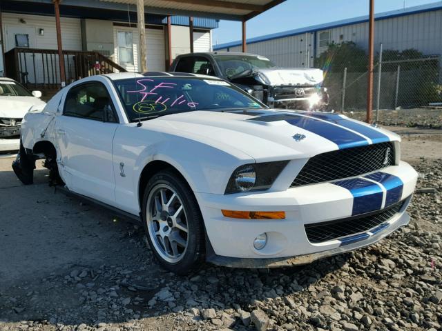 1ZVHT88S475325744 - 2007 FORD MUSTANG SH WHITE photo 1