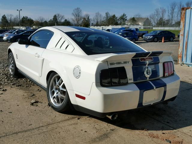 1ZVHT88S475325744 - 2007 FORD MUSTANG SH WHITE photo 3