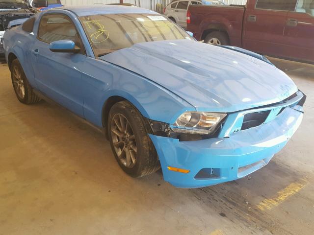 1ZVBP8AN7A5139654 - 2010 FORD MUSTANG BLUE photo 1