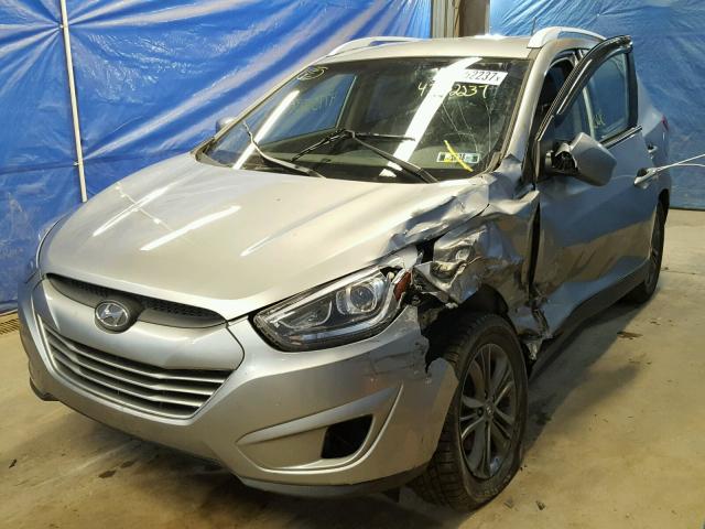 KM8JUCAGXEU831006 - 2014 HYUNDAI TUCSON GLS SILVER photo 2