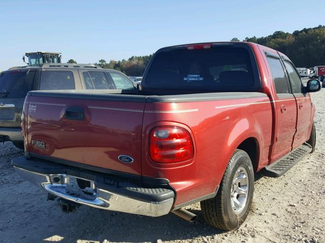 1FTRW07622KC89759 - 2002 FORD F150 SUPER RED photo 4