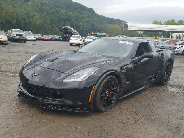 1G1YP2D65J5601250 - 2018 CHEVROLET CORVETTE Z BLACK photo 2