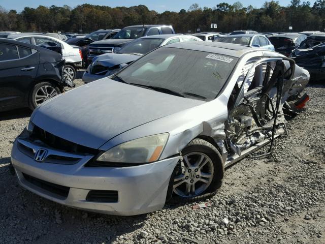 1HGCM56736A064282 - 2006 HONDA ACCORD EX SILVER photo 2